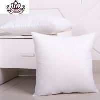 封后棉布布皮枕芯450G中空纤维棉 十字绣抱枕枕芯45*45CM 50-50cm 桃心枕芯[两个枕芯]