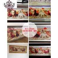 封后19年新款钻石画马到成功八骏图十字绣客厅满钻水晶全八俊 异形钻非满钻[210*88CM]多加30%钻量、送工具包2套