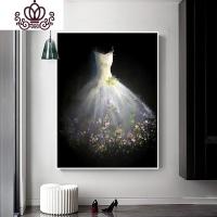 封后2019年新款钻石画满钻新婚砖石十字绣小件自己手工钻婚纱水钻水晶 画+框[60*73CM]钻量多30%免费补钻