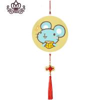 封后(FENGHOU)十字绣2019新款小件简单线绣十二生肖刺绣新手初学挂件自己 一套12副[十字绣-背景不绣-35cm