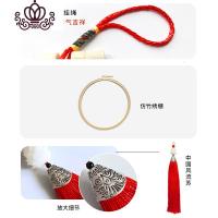 封后十字绣小件2019新款线绣卧室客厅简单学生新手自己绣手 [生态棉-纳财鼠福2]37*37cm[送仿竹绷+挂绳+流苏+