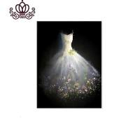 封后(FENGHOU)钻石画2019年新款5D满钻小件婚纱小幅卧室点粘贴水晶砖十字 满钻[100*120cm]梦幻十字绣