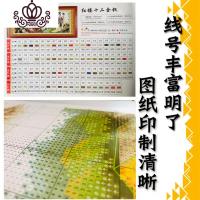 封后字绣各类大图小图风景图人物印刷图纸八骏联系客服一本起卖 3号黄金满地图纸:1米3=13;1米7=18;2米=21;2