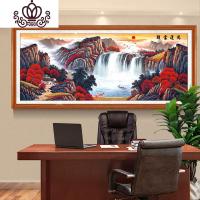 封后(FENGHOU)KS鸿运当头十字绣2019新款客厅线绣大幅风景山水画满 [2020送鹤剪]1.9米鸿运当头财运