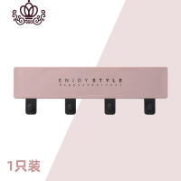 封后北欧后挂钩家用挂衣架壁挂置物架上强力粘钩免打孔无痕排钩子 拿铁粉[免打孔]