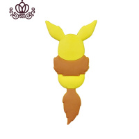 封后创意免打孔厨房浴室墙壁挂钩粘钩强力粘胶卡通动物后钥匙无痕贴 狐狸系列R款