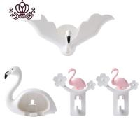 封后(FENGHOU)2个装挂钩粘钩承重浴室强后粘胶勾子力墙壁挂免打孔置物架厨房 [4件套]香皂架[白色]+牙刷挂[白色