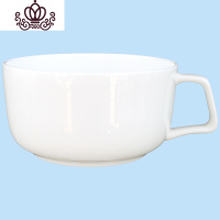 封后微波炉专用骨质瓷碗杯子陶瓷牛奶杯燕麦杯麦片碗早餐杯大号带盖勺马克杯