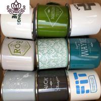 封后英式复古搪瓷马克杯咖啡杯水杯0.48kg特色餐厅酒吧啤酒杯火锅