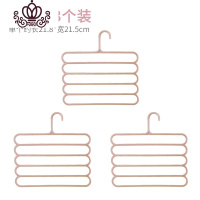 封后无痕多功能裤夹子多层裤架裤子衣架家用裤夹衣柜收纳裤挂架子