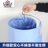 封后不锈钢螺旋式衣架晒床单被子圆形多功能大衣架旋转晾衣架被单