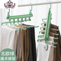 封后多功能裤架家用折叠魔术裤夹衣柜伸缩多层衣架挂裤子收纳挂架