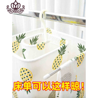 封后床单晾晒架多功能螺旋被罩晾晒家用阳台被单被子圆形晾晒衣架