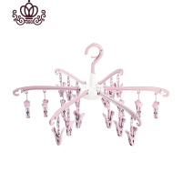 封后学生宿舍家用18夹晾衣夹衣架衣服架儿童晒袜子袜架挂衣架衣挂衣撑