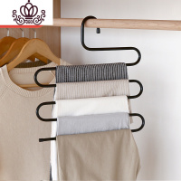 封后3个装多功能多层S型魔术裤架家用裤夹裤子衣架裤挂架衣柜收纳