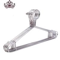 封后4MM防风衣架 实心不锈钢晾晒衣挂服装店衣架加粗款无痕干湿两用