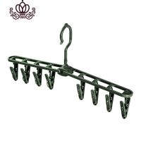 封后家用多夹子晾衣架折叠多功能便携塑料内衣防风夹晾袜夹衣撑子衣架