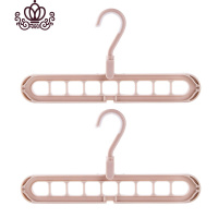 封后创意多功能衣架家用素色阳台衣柜魔术收纳旋转挂衣服防滑晾晒架