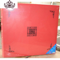 封后高级仿皮相册大6寸300张,4D,6D,4R影集,送留言条 插页 大6寸400张红色中国风