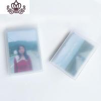 封后透明简约5寸6寸竖款拍立得相册情侣相簿影集生写册识字卡片收藏册 6寸竖款40入