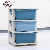 封后儿童收纳架抽屉式储物柜子玩具收纳架大容量置物架塑料卧室床头柜收纳柜