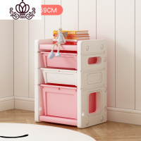 封后儿童玩具架收纳箱玩具收纳架盒宝宝整理柜置物架家用储物箱子多层