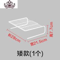 封后厨房冰箱橱柜内部隔层分层置物架 柜子收纳免钉冰柜隔板隔断