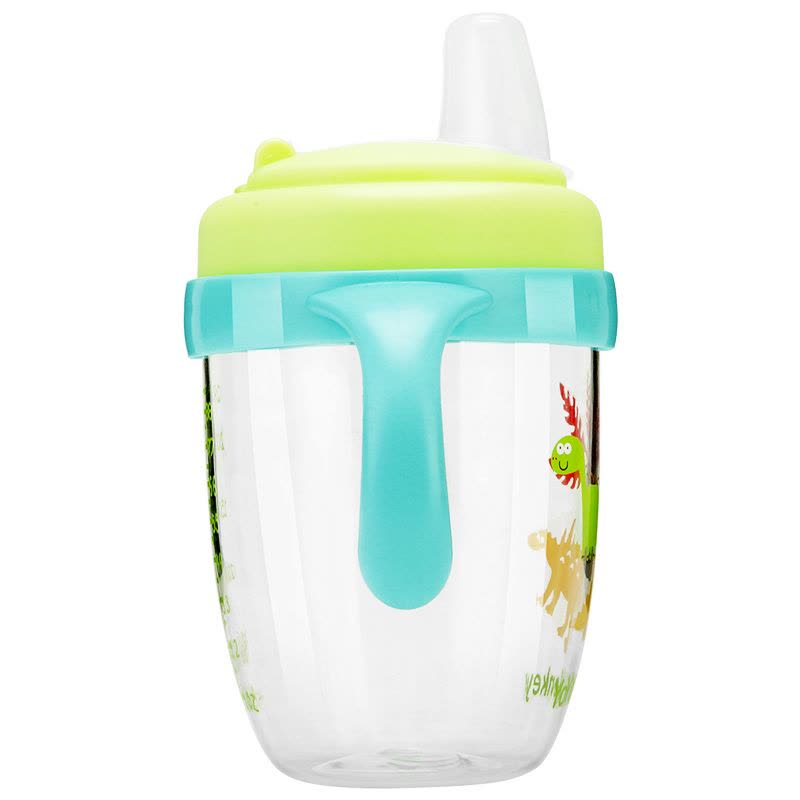 优优马骝（YoYo Monkey） 婴儿学饮杯6-12个月鸭嘴杯儿童杯子Tritan MS170 240ml 蓝色图片