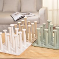 厨房红酒杯架塑料沥水杯架居家收纳水杯倒挂啤酒杯架