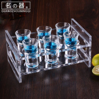 名器亚克力子弹杯酒架 6头手捧子弹架12头手捧子弹杯架子弹杯架