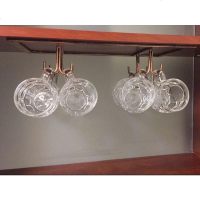 红酒杯架马克杯架悬挂酒柜倒挂咖啡杯架子创意杯架橱柜酒架摆件