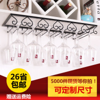 倒挂红酒杯架家用红酒架高脚杯架悬挂欧式摆件酒柜葡萄酒杯架吊