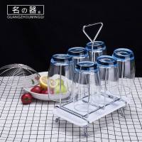 名器水杯架家用茶杯架沥水架 沥水杯架托盘倒挂水杯架功夫茶杯架