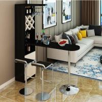 吧台酒柜组合玄关客厅吧台隔断家用小吧台桌简约现代靠墙桌旋转