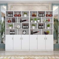 简约现代饭店酒柜吧台组合玄关柜厅柜酒店收银台储物展示柜酒架