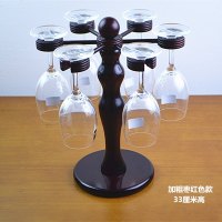 红酒杯架子高脚杯架摆件实木质悬挂倒挂创意杯架家居客厅酒柜饰品