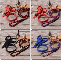 [0-70斤以内胸背+项圈+牵引带三件套狗链]狗狗牵引绳金毛泰迪胸背项圈小型中型大型犬狗绳子纯色宠物出行用品