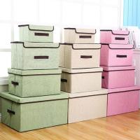 牛津布装衣服收纳整理箱被子棉被袋折叠特大号有盖布艺衣物储物盒多色多款多功能生活日用收纳用品时尚创意简约收纳盒