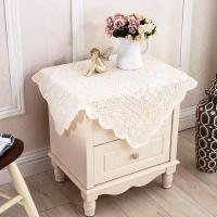 镂空蕾丝洗衣机电视机冰箱微波炉床头柜盖巾套防尘罩方巾盖布储物袋生活日用家居家庭清洁收纳整理用品收纳袋