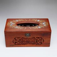 红木质纸巾盒高档雕刻实木制抽纸盒抽纸筒餐巾盒红木多用多色多款多功能生活日用收纳用品时尚创意简约收纳盒