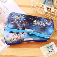 卡通男女文具盒多功能铅笔盒时尚创意可爱小学生奖品儿童 多色多款多功能生活日用收纳用品时尚创意简约收纳盒