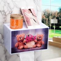 卫生间纸巾盒免打孔厕所抽纸卷纸筒卫生纸盒吸盘式防水创意手纸盒生活日用家庭清洁收纳整理用品收纳盒储物盒整理盒