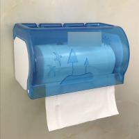 卫生间纸巾盒免打孔创意吸盘式厕所浴室抽纸卷纸筒家用防水厕纸盒多色多款多功能生活日用收纳用品时尚创意简约收纳盒