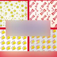 汉堡纸 防油纸袋 食品包装纸 笑脸纸老北京鸡肉卷纸台湾饭团 生活日用家居家庭清洁收纳整理用品储物袋收纳袋储物袋