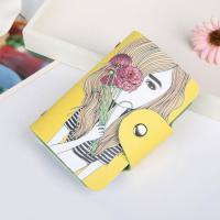 [24卡位]纯色简约银行信用卡通卡包女式多卡位男女士放卡片包韩版可爱卡套卡夹糖果色生活日用现代简约卡片收纳用品