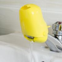 禾果河马造型儿童洗手便利辅助水龙头延伸器--黄色