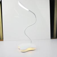 360度自由扭曲USB四叶草充电LED护眼学习台灯 触控感应台灯--底座带灯