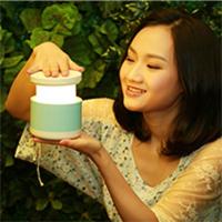 炫彩伸缩USB夜灯 减压LED护眼氛围台灯情人节生日礼物11*11*9.5cm