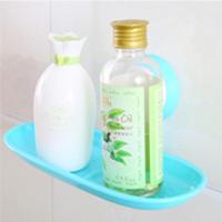 强力无痕吸盘可沥水双格肥皂架皂盒浴室香皂架置物盒23*9.5*11cm