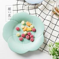 小麦秸秆樱花型零食瓜果盘